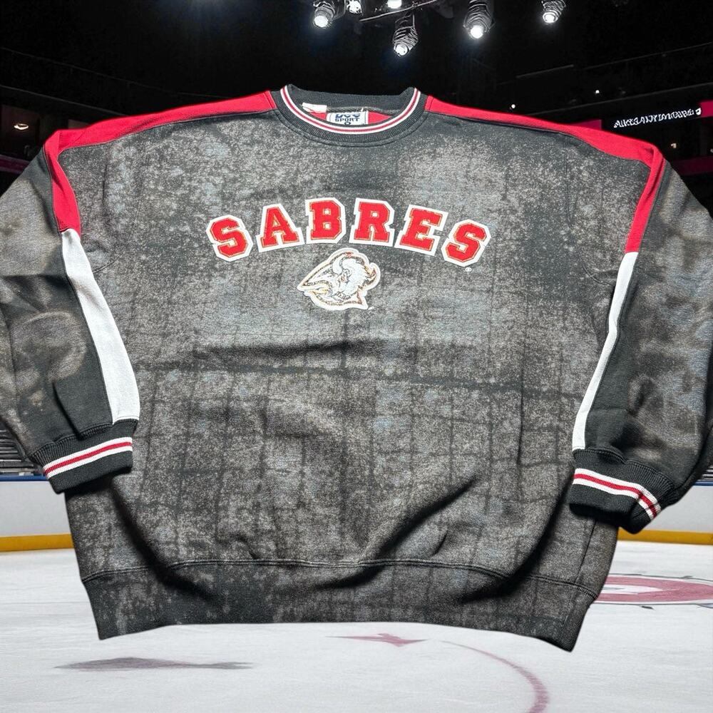 Vintage 90s Buffalo Sabres Tie Dye Hockey Men’s Medium (Fits Large) Sweatshirt